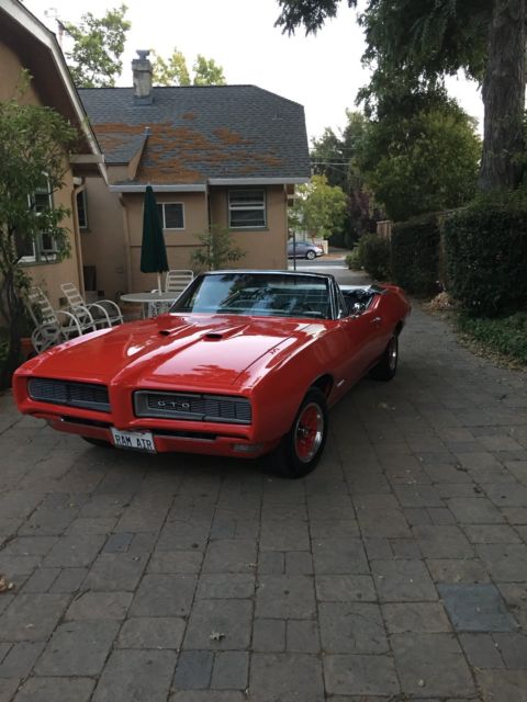 1968 Pontiac GTO convertible Ram Air Tribute and Pro Touring 1968 Pontiac GTO convertible