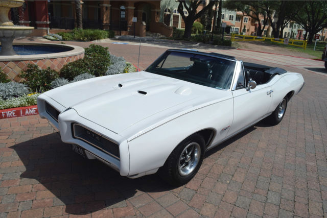 1968 Pontiac GTO Convertible, Survivor Unrestored 96k original miles, documented 1968 Pontiac GTO Convertible