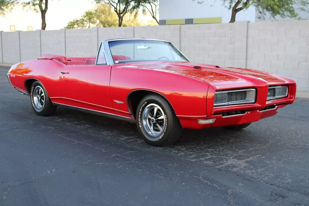 1968 Pontiac GTO, Red with 52390 Miles available now! 1968 Pontiac GTO
