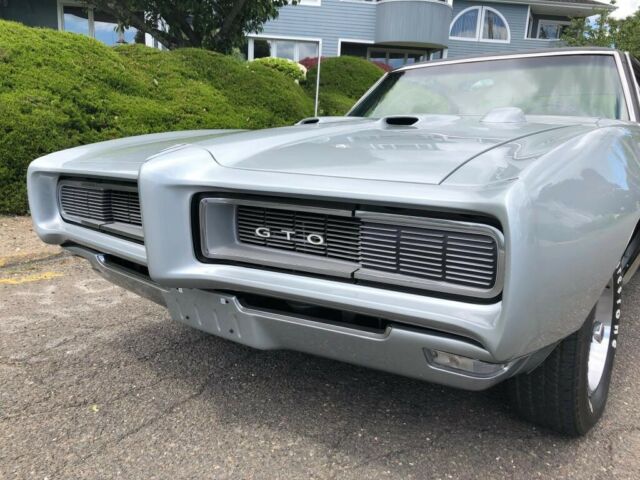 1968 PONTIAC GTO SILVER 400CI AUTO AIR MATCH # FRAME-OFF RESTOR 1968 Pontiac GTO --