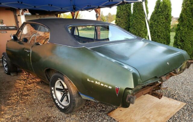 ■1968 Pontiac LeMans, or GTO, 350, 2 Speed Powerglide, Punisher Club Car? Goat 1968 Pontiac LeMans Vinyl top trim, door edge trim
