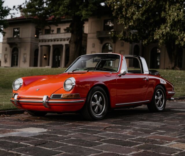 1968 Porsche 911 Coupe Orange RWD Manual L Soft Window Targa 1968 Porsche 911 L Soft Window Targa