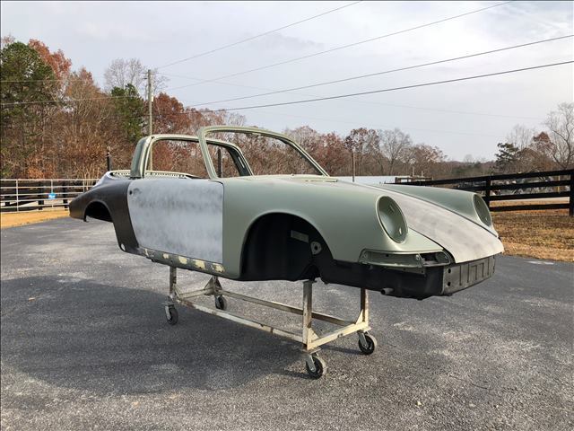 1968 Porsche 911 Soft Window Targa Project Car Light Ivory w/ COA Body Work Done 1968 Porsche 911 Soft Window Targa