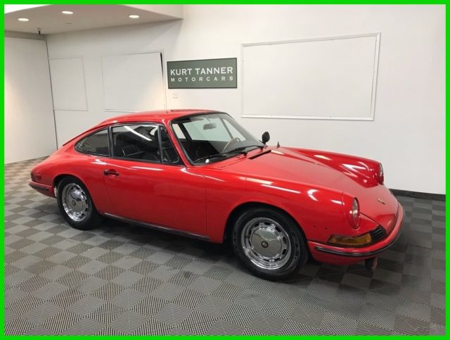 1968 PORSCHE 912 COUPE. RED WITH BLACK TRIM. RUST FREE. RUNS AND DRIVES GREAT. 1968 Porsche 912 912 COUPE