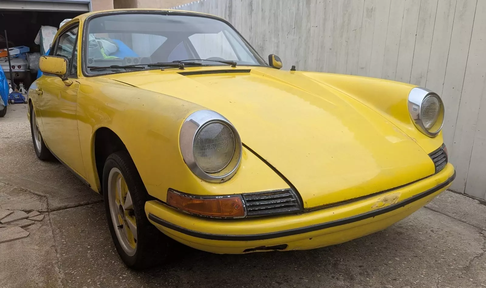 1968 Porsche 912 Coupe Yellow 1968 Porsche 912
