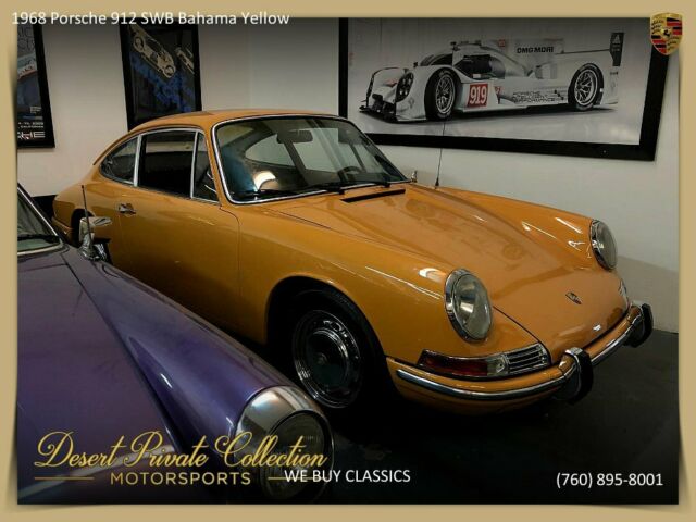1968 Porsche 912 SWB Bahama Yellow