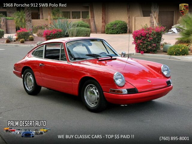 1968 Porsche 912 SWB Polo Red -- - photo 3