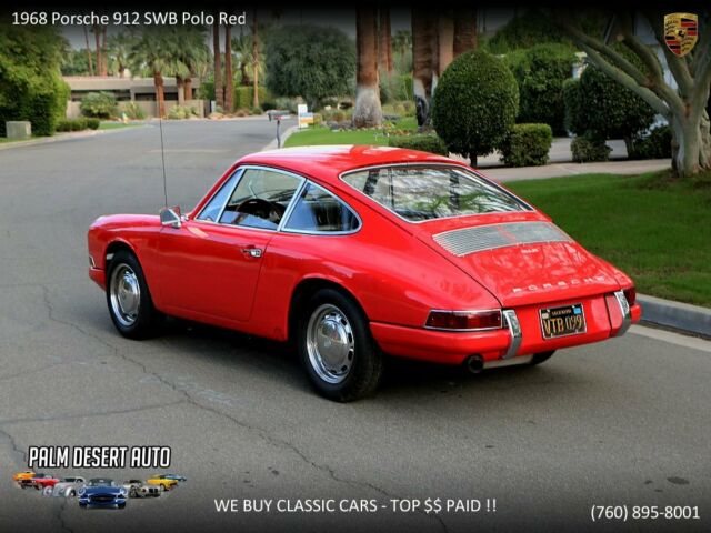 1968 Porsche 912 SWB Polo Red -- - photo 4