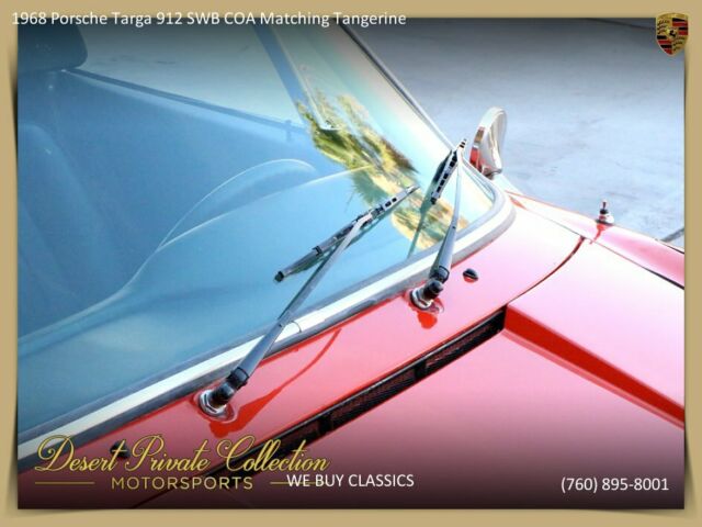 1968 Porsche Targa 912 SWB *COA* Matching Tangerine - photo 11
