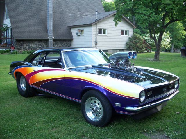 1968 Pro Street Camaro Street Rod-Blown BBC-Show Quality Driver 1968 Chevrolet Camaro