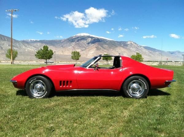 1968 Red Chevrolet Corvette big block, 4 speed 1968 Chevrolet Corvette