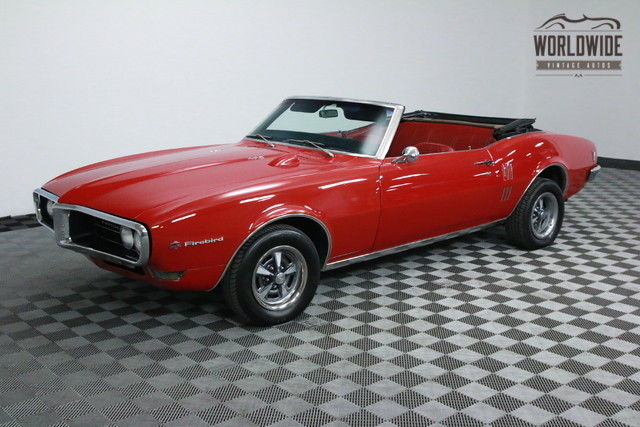 1968 Red TOP OF THE LINE 400 BIG BLOCK V8! RESTORED!! 1968 Pontiac Firebird