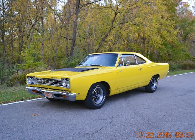 1968 ROADRUNNER 440 FACTORY 4SPD STRAIGHT BEAUTIFUL LEMON TWIST YELLOW SHARP CAR 1968 Plymouth Road Runner 440 FACTORY 4SPD ROADRUNNER