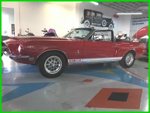 1968 SHELBY GT350 CONVERTIBILE 1968 Shelby Shelby GT350