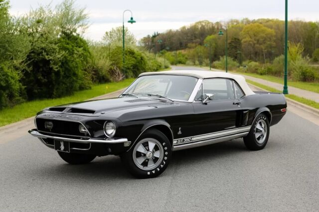 1968 Shelby GT350 Convertible Factory Raven Black Playboy Convertible 1968 Ford Mustang