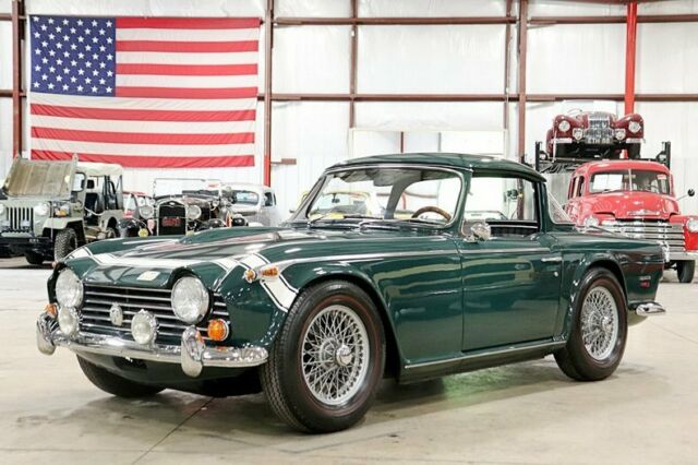 1968 Triumph TR250 91640 Miles Triumph Racing Green Hardtop 2.5L 6cyl 4 Speed W 1968 Triumph TR250 --