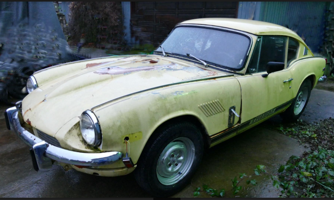 1968 Ultra RARA TRIUMPH GT6+ 1968 Triumph 1968 Triumph GT6+ yellow
