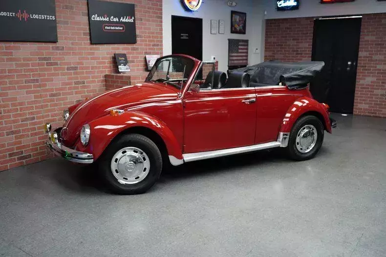 1968 Volkswagen Beetle 60715 Miles Royal Red Convertible 4 Speed 1968 Volkswagen Beetle - Classic