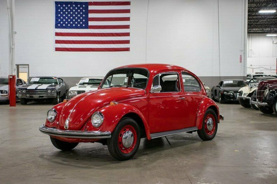 1968 Volkswagen Beetle 9751 Miles Red 1.6L 4 Cylinder Automatic 1968 Volkswagen Beetle - Classic