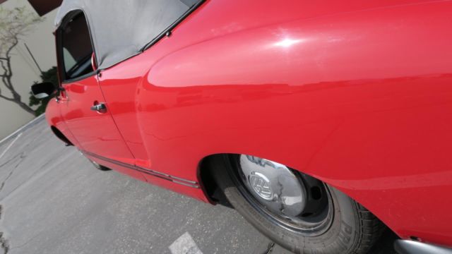 1968 Volkswagen Karmann Ghia CONVERTIBLE 1600 CLEAN! AIR RIDE! - photo 11