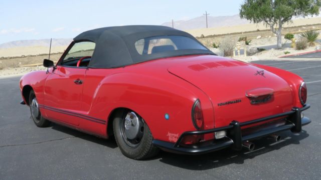 1968 Volkswagen Karmann Ghia CONVERTIBLE 1600 CLEAN! AIR RIDE! - photo 5