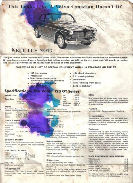 1968 Volvo 123GT 123GT - photo 11