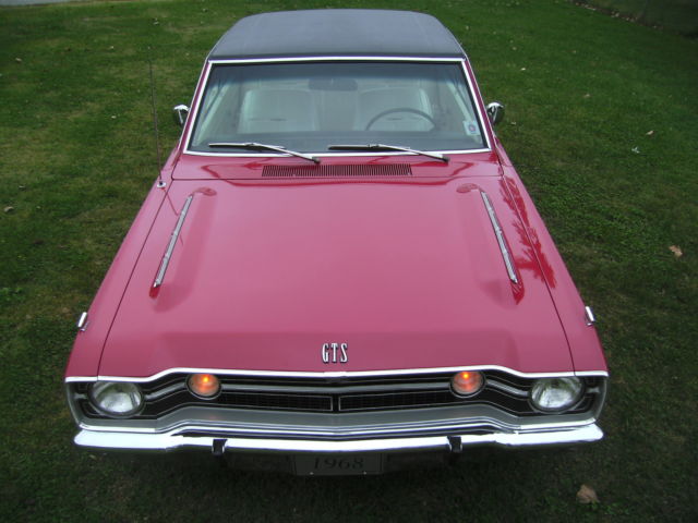 1968/68 Dodge Dart GTS 383 MATCHING NUMBERS! OPTIONS! RARE/STUNNING COLOR COMBO! 1968 Dodge Dart 383 HP 4bbl 68 GTS/Restored/Loaded/Red/Pearl White