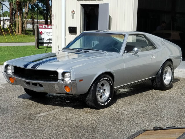 1969 AMC AMX 390 4spd go pack car x coded car orginal 4spd ,p/s p/b disc am/fm 1969 AMC AMX AMX GO PACK