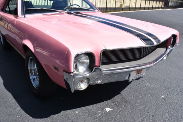 1969 AMC AMX 390CI V8 Auto, 1 of 1 in Factory Pink! - photo 7