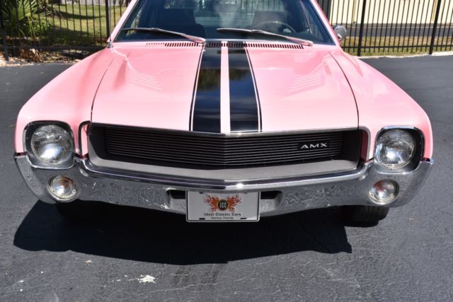 1969 AMC AMX 390CI V8 Auto, 1 of 1 in Factory Pink! - photo 8