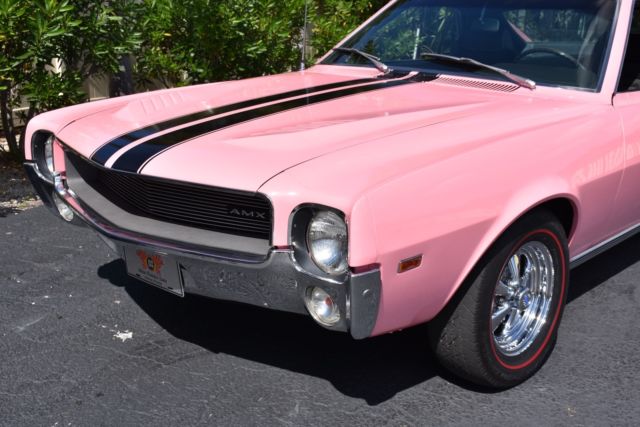 1969 AMC AMX 390CI V8 Auto, 1 of 1 in Factory Pink! - photo 9