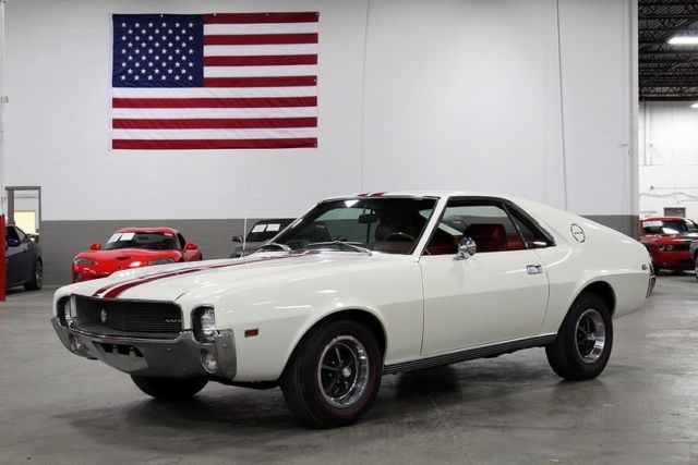 1969 AMC AMX 48209 Miles White Coupe 390 V8 Automatic 1969 AMC AMX --