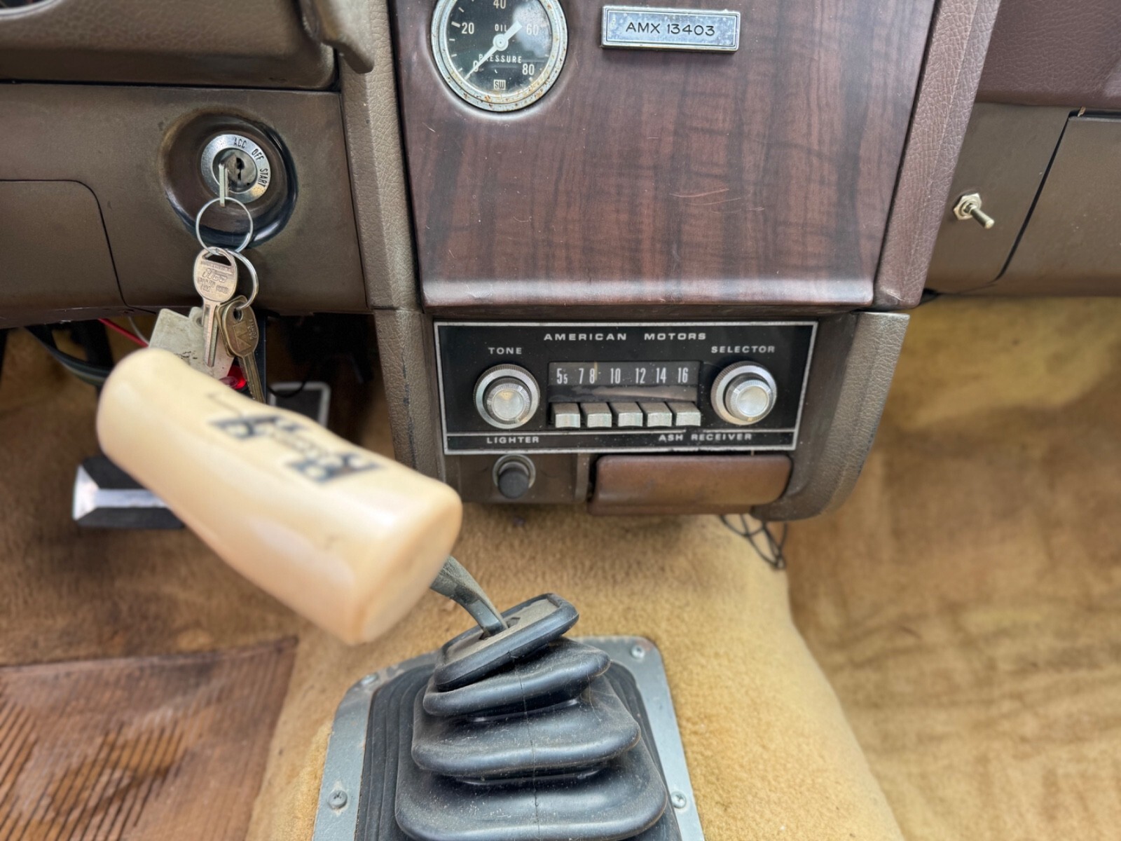 1969 AMC AMX Barn Find Survivor 63k Original Miles 390 V8 4 speed - photo 11