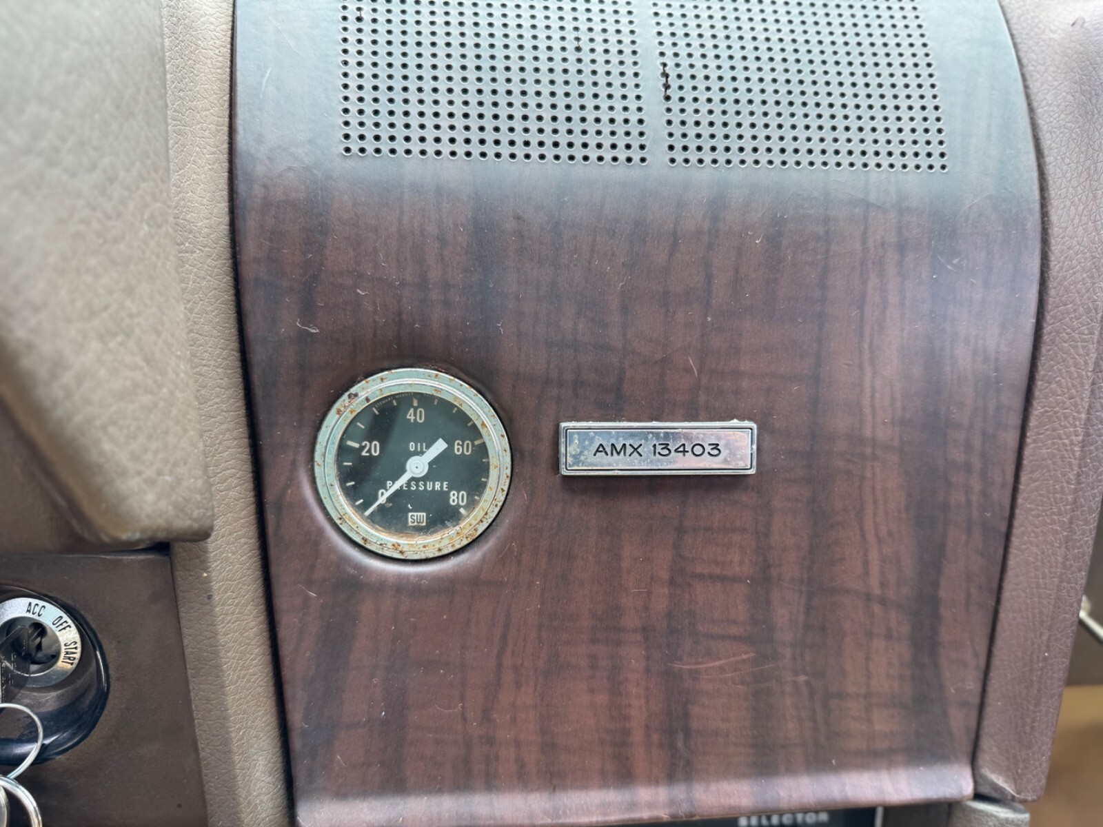 1969 AMC AMX Barn Find Survivor 63k Original Miles 390 V8 4 speed - photo 13