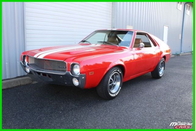 1969 AMC AMX Go Pack 1969 AMC AMX 1969 AMC AMX American Motors Company, 390 v8, Automatic, Go Pack
