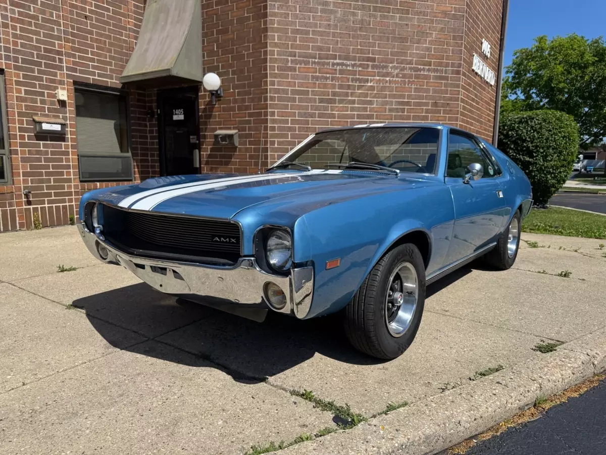 1969 AMC AMX Go Pack 390 Air Conditioning 1968 R4B Aluminum Intake 1969 AMC AMX - Go Pack 390 w/ AC