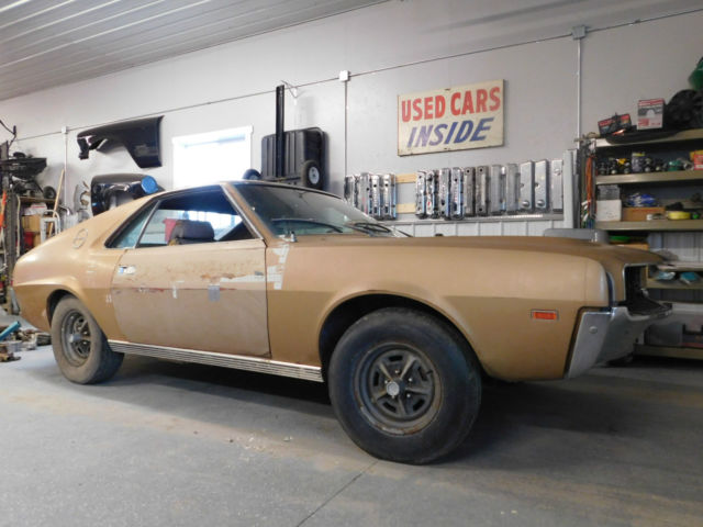 1969 AMC AMX - WELL OPTIONED COMPLETE CAR-NEEDS RESTORATION 1969 AMC AMX