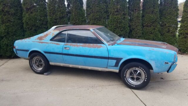 1969 AMC Javelin MOD Package Big Bad Blue Factory 2A Code 1969 AMC Javelin MOD
