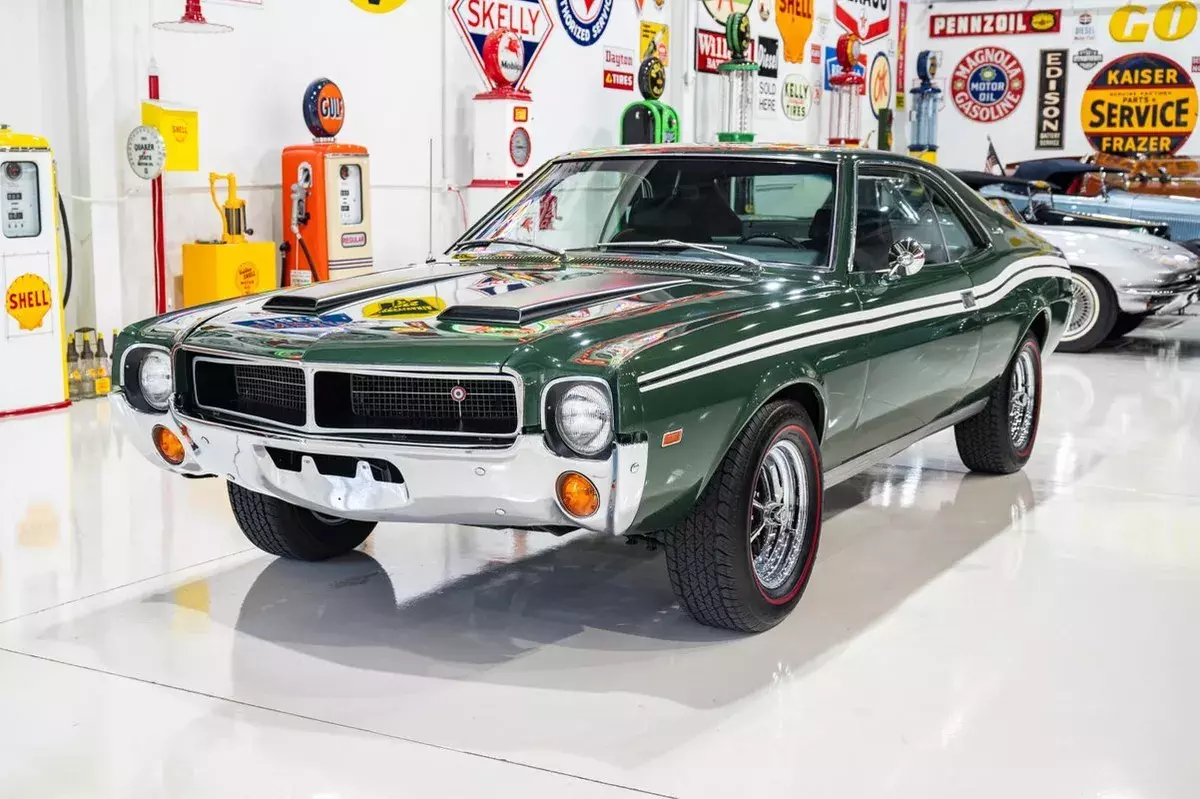 1969 AMC Javelin SST Green 343 CI V8 4 Speed 11,446 Miles 1969 AMC Javelin SST