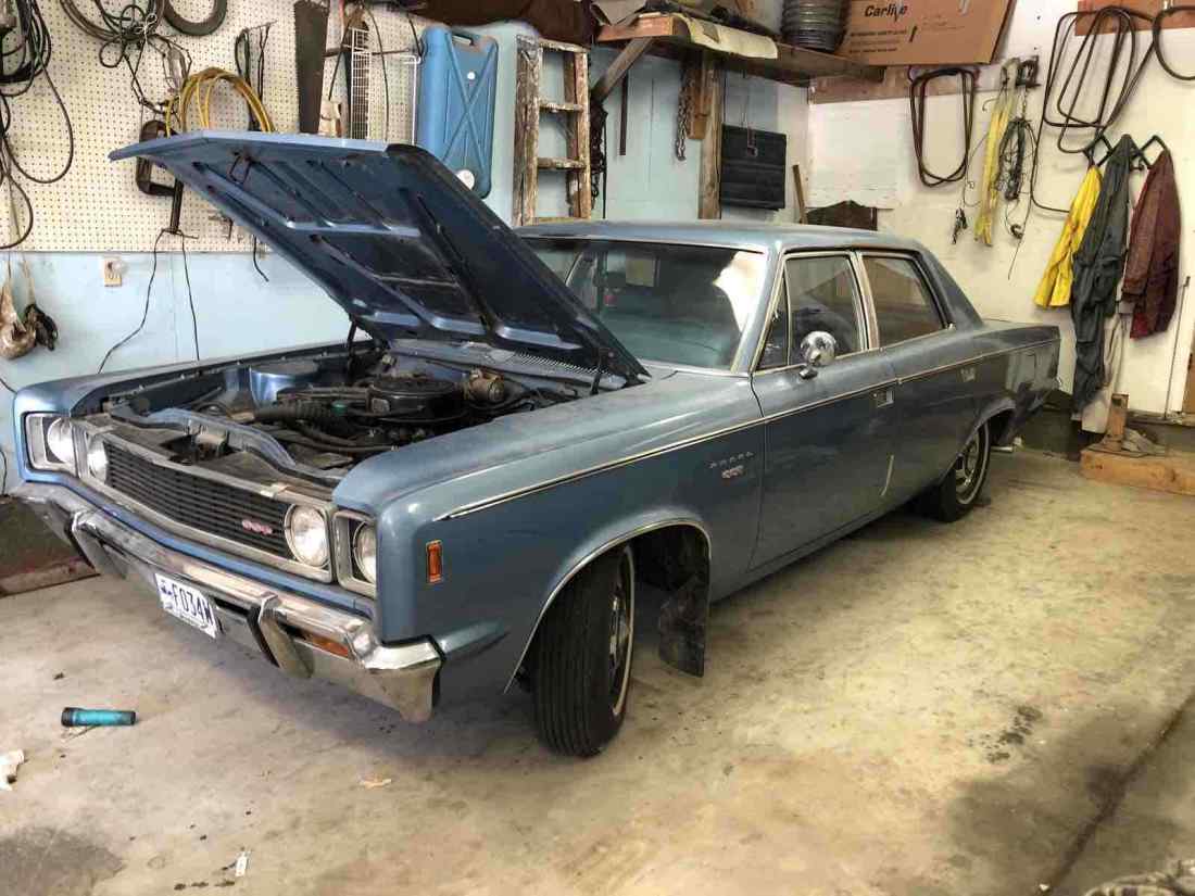 1969 AMC Rebel Sedan Blue RWD Automatic SST 1969 AMC Rebel SST