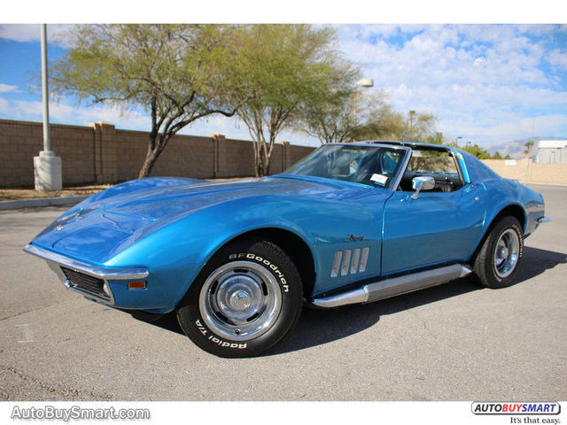 1969 Blue T-Tops! 1969 Chevrolet Corvette T-Tops