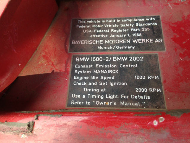 1969 BMW 2002 1600 - photo 3