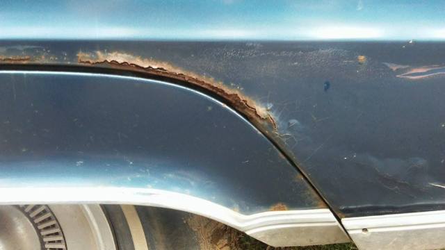 1969 Buick Electra Blue with white top - photo 6