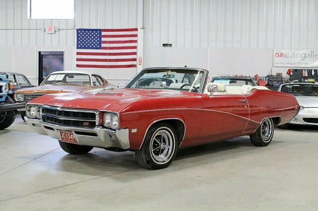 1969 Buick Gran Sport 400 66442 Miles Red Convertible 400ci V8 Automatic 1969 Buick Gran Sport 400
