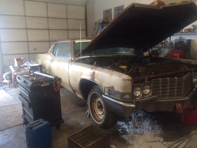 1969 Cadillac coupe deville barn find rat rod 1969 Cadillac Other