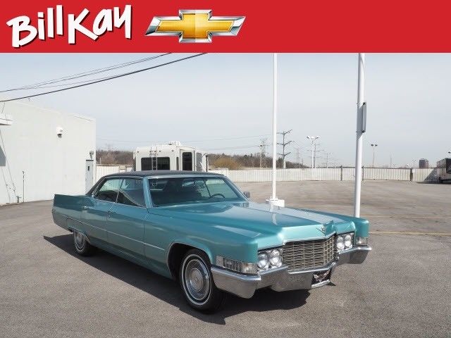 1969 Cadillac DeVille 30395 Miles Persian Aqua Metalli 4 Dr Sedan Automatic 1969 Cadillac DeVille --