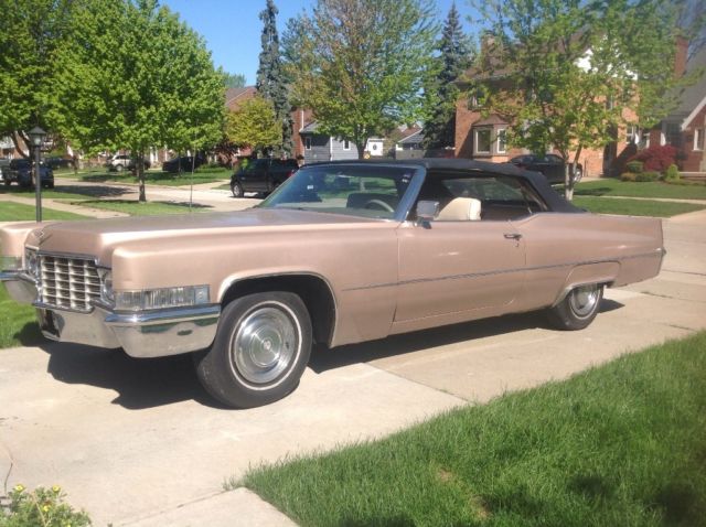 1969 Cadillac DeVille Convertible base