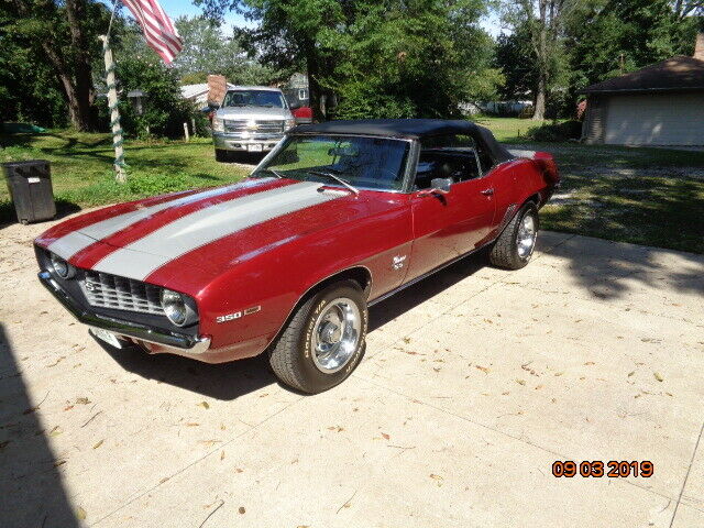 1969 Camaro Convertible SS 350 Tribute Very Solid Restored 1969 Chevrolet Camaro Convertible