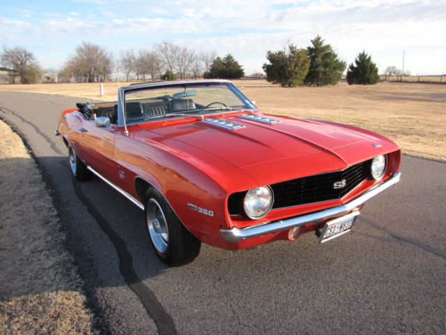 1969 Camaro Convertible TRUE X55 SS 350 all original GM sheet metal from Texas 1969 Chevrolet Camaro SS