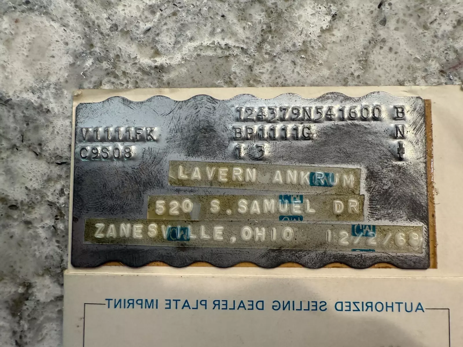 1969 CHEVROLET SPORT COUPE CAMARO NUMBER MATCHING 327 350HP PS DISC - photo 6